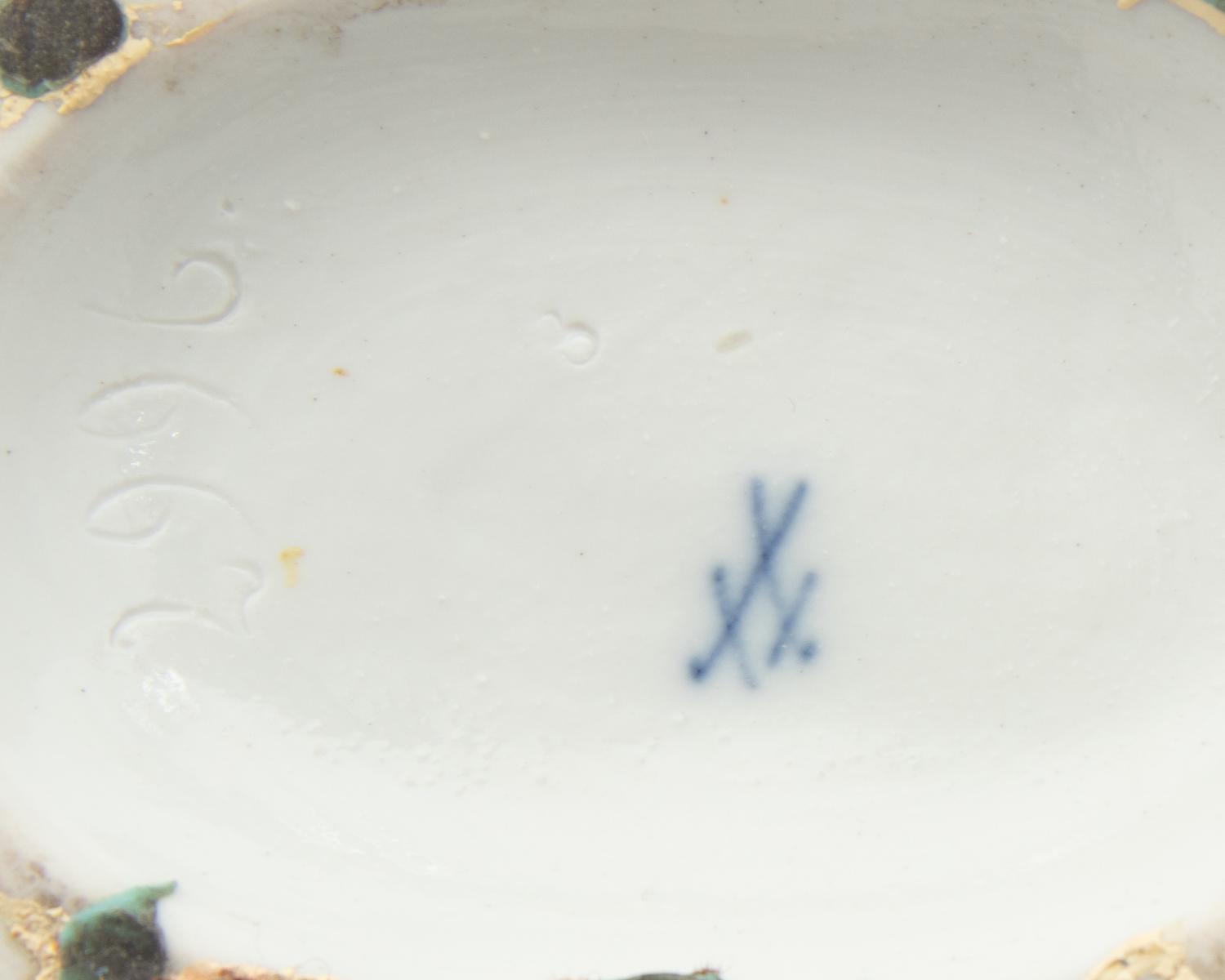 A Pair of Meissen Porcelain Figural Groups