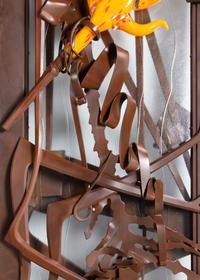 Important Entrance Doors, 2004 glass elements executed by Martin Blank
