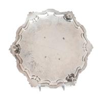 A Scottish George II Silver Salver