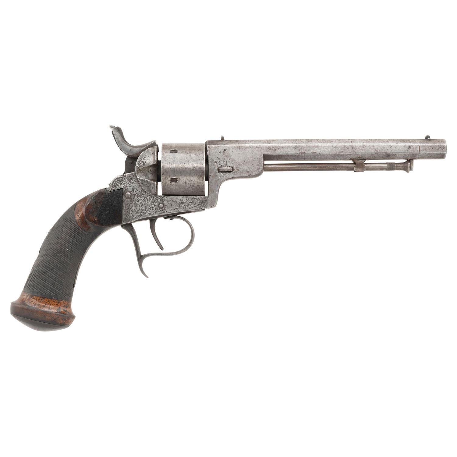 Continental Brevet Cartridge Conversion Revolver with Unique Hammer Safety