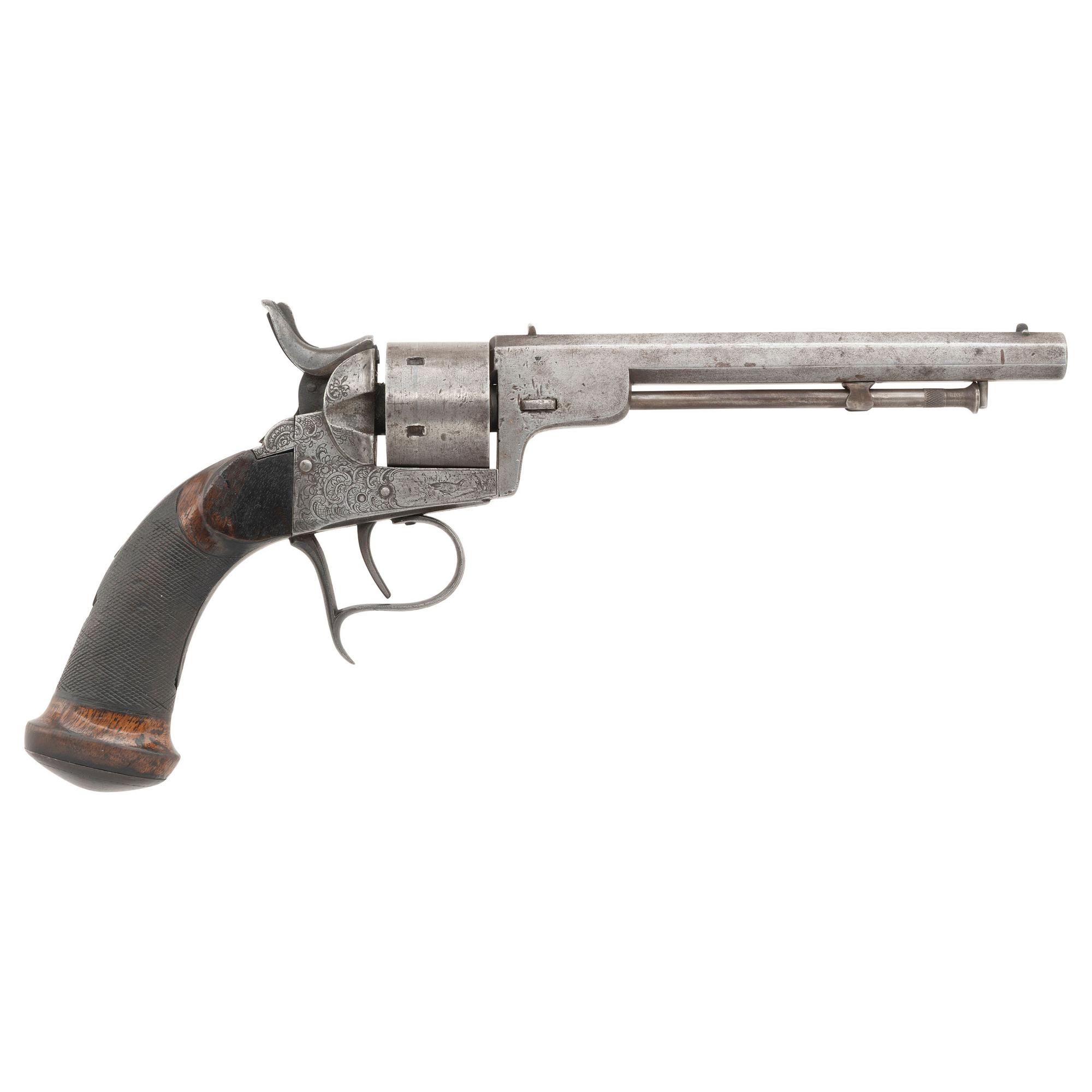 Continental Brevet Cartridge Conversion Revolver with Unique Hammer Safety