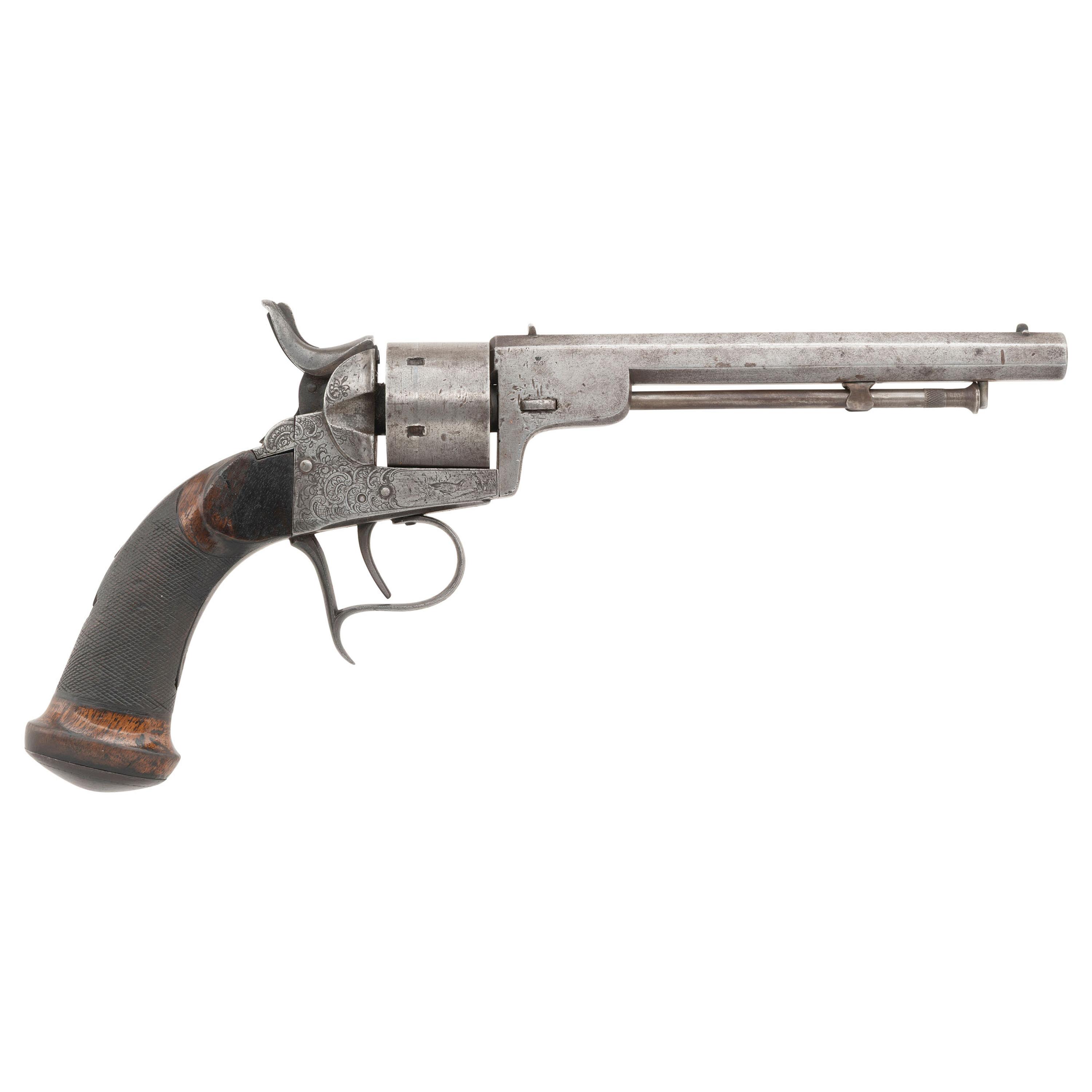 Continental Brevet Cartridge Conversion Revolver with Unique Hammer Safety
