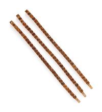 SET OF ROSE GOLD AND CITRINE BRACELETS