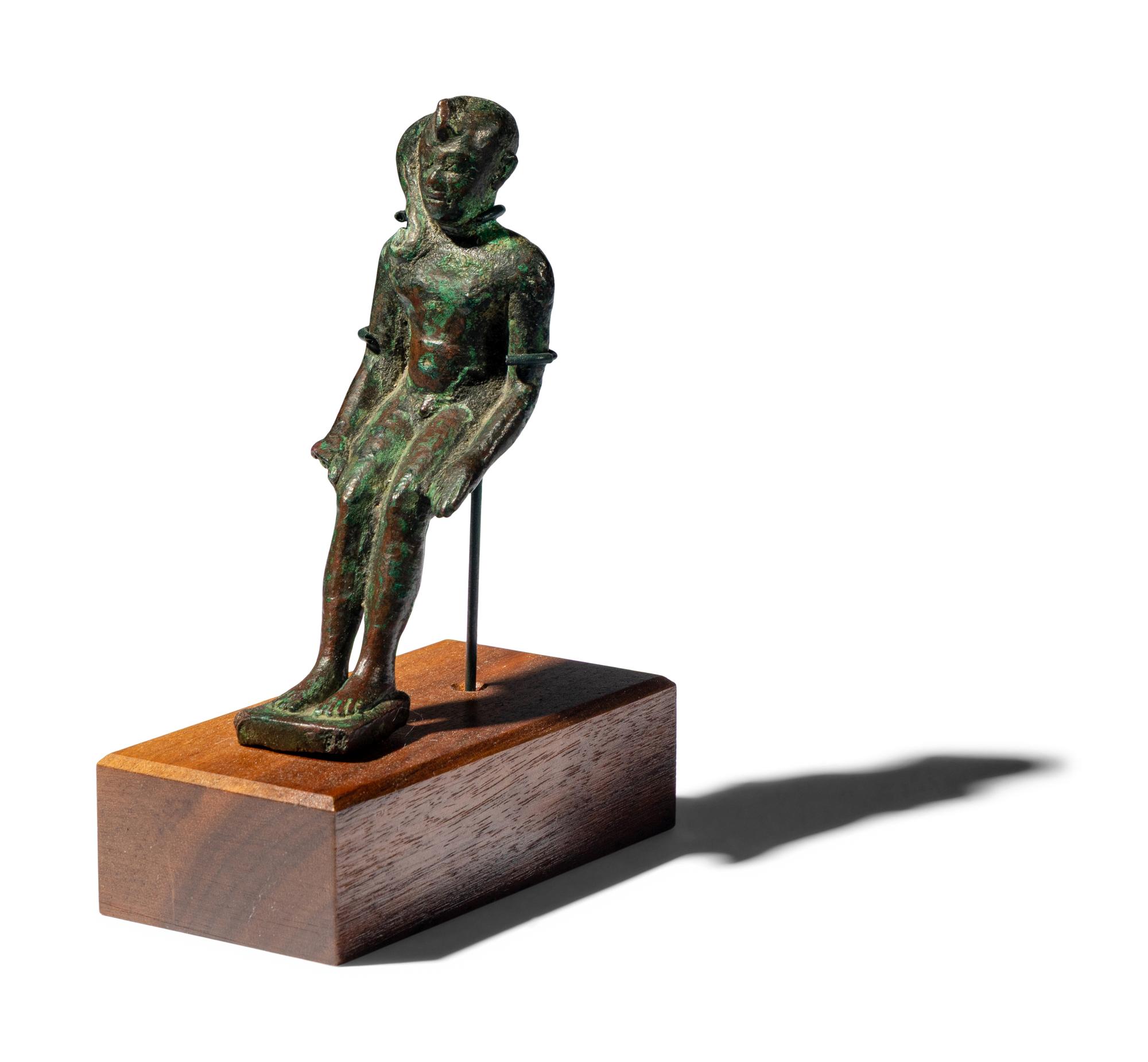 An Egyptian Bronze Harpocrates