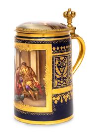 A Vienna Porcelain Tankard