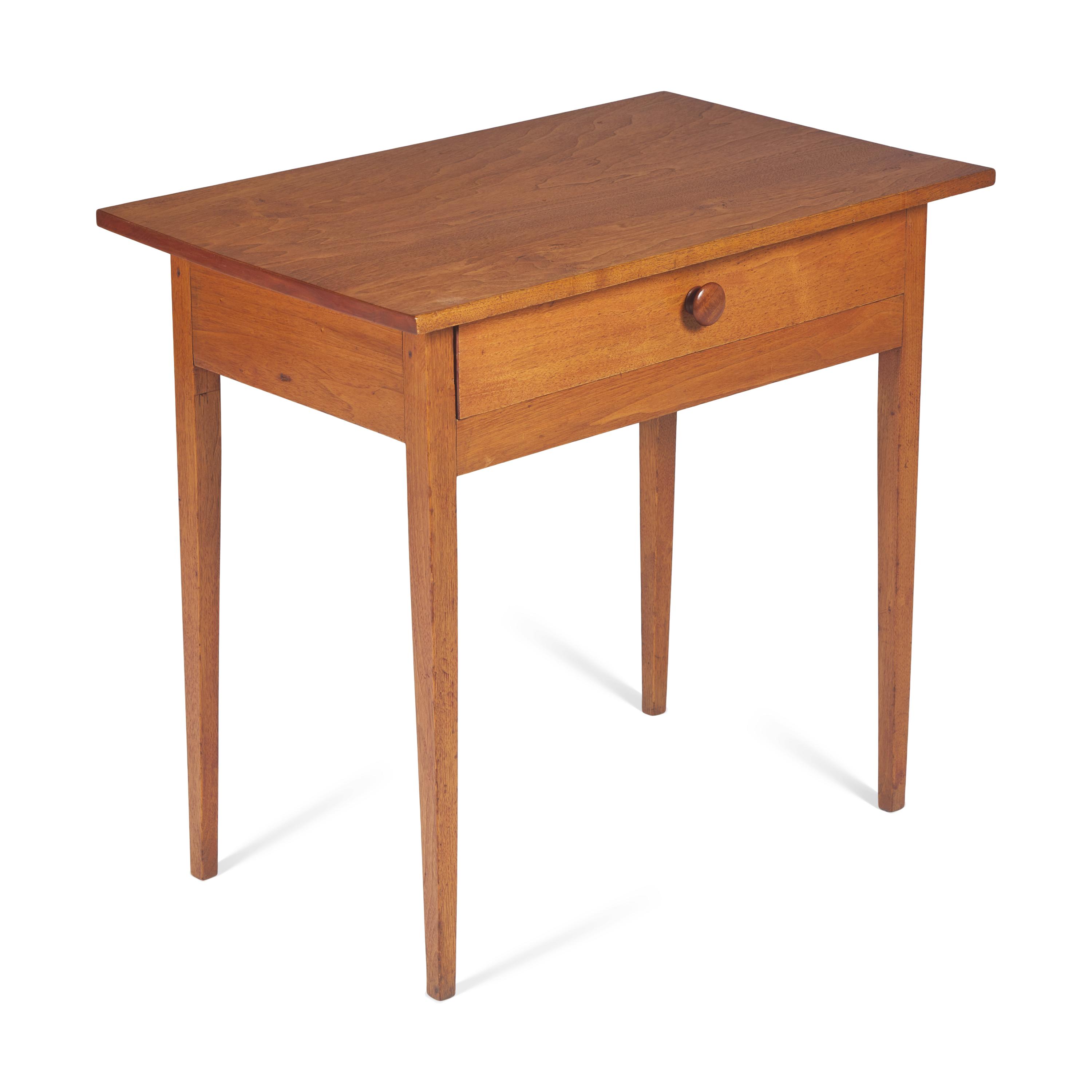 A Shaker One-Drawer Butternut Stand