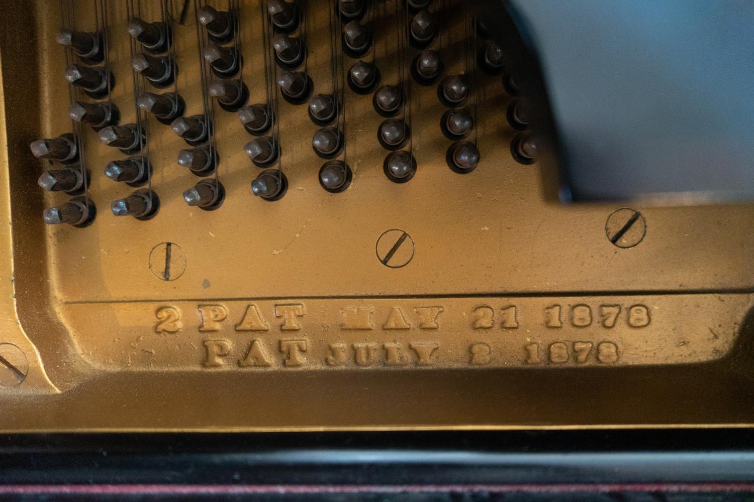 A Steinway & Sons Ebonized Model A Salon Grand Piano