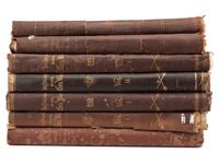 [CIVIL WAR - ART]. A group of assorted Harper's and Frank Leslie pictorial history volumes, comprising: