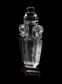 A Rock Crystal Covered Vase