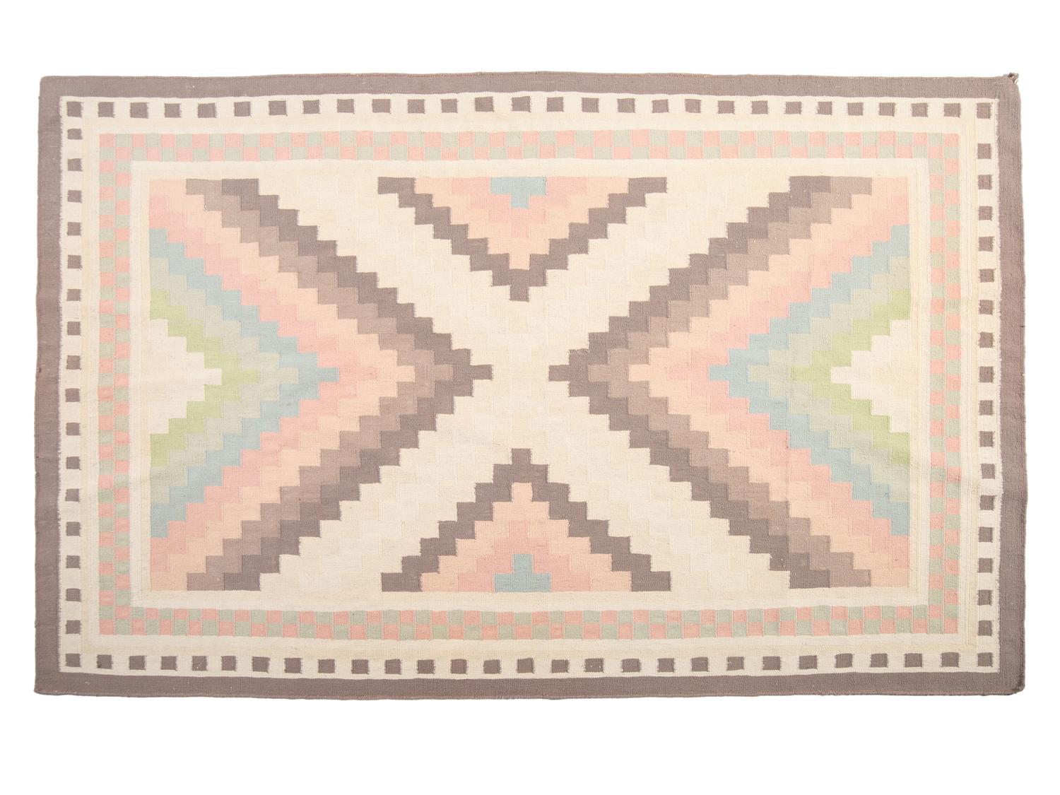 Two American Woven Rugs