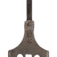 A Signed Edo Period Japanese Yanagi-Ba Yanone (Arrowhead)