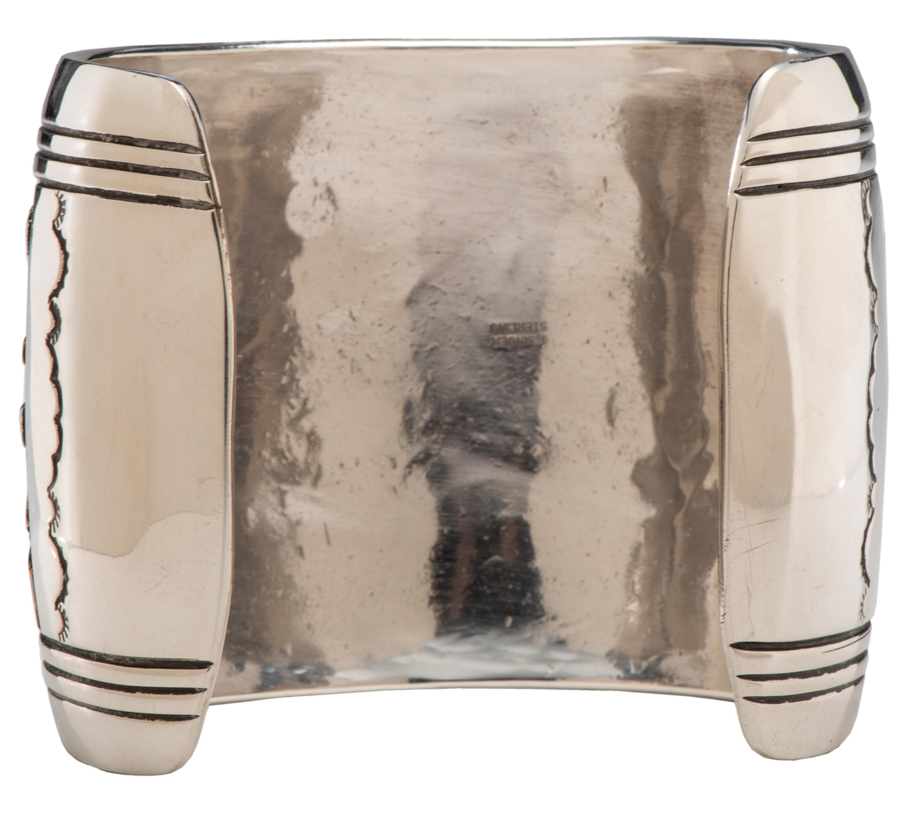 Sterling Silver and Brass Cuff Bracelet Lot is located and will ship from Denver, Colorado.