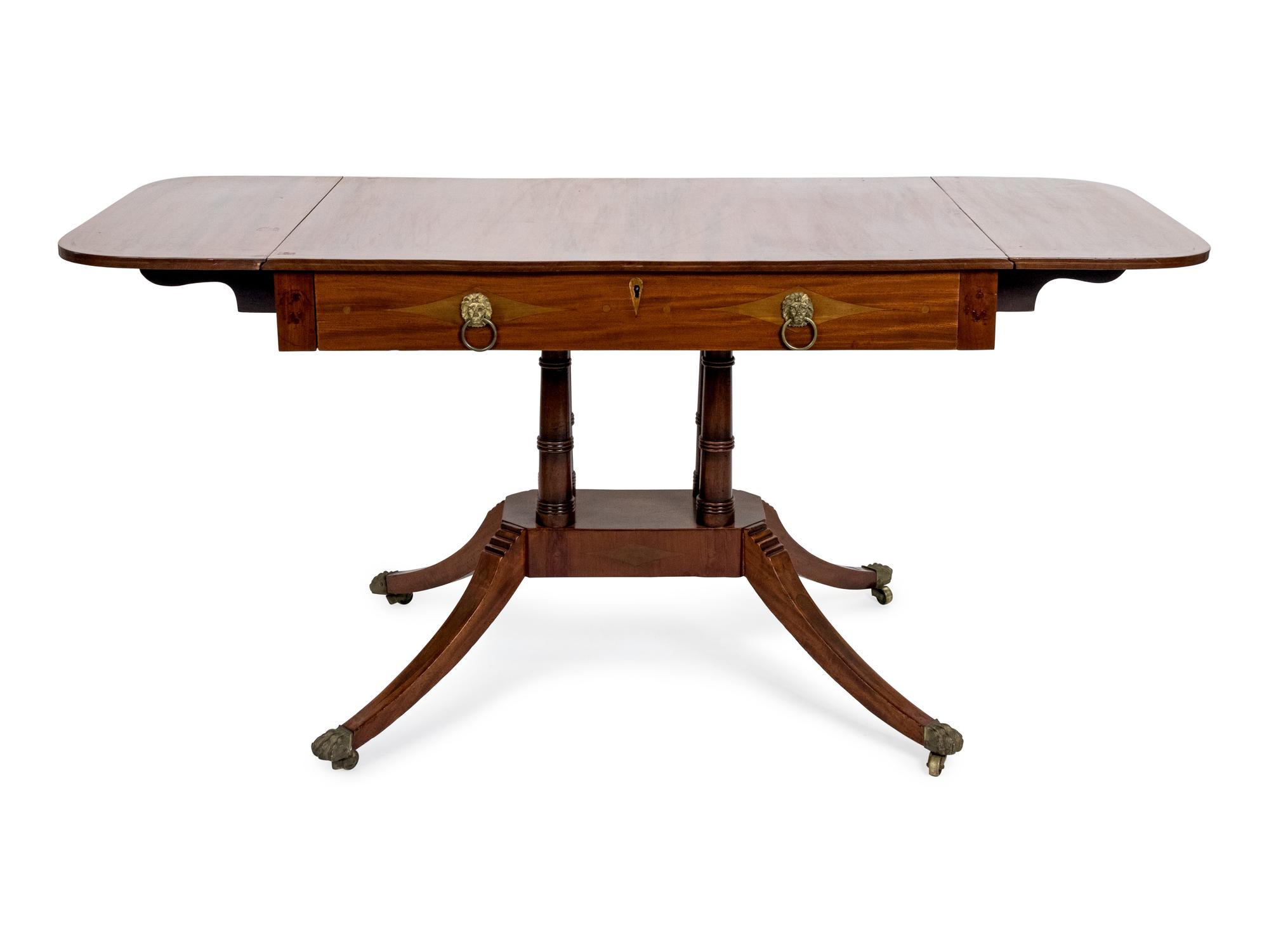 A Regency Mahogany Sofa Table