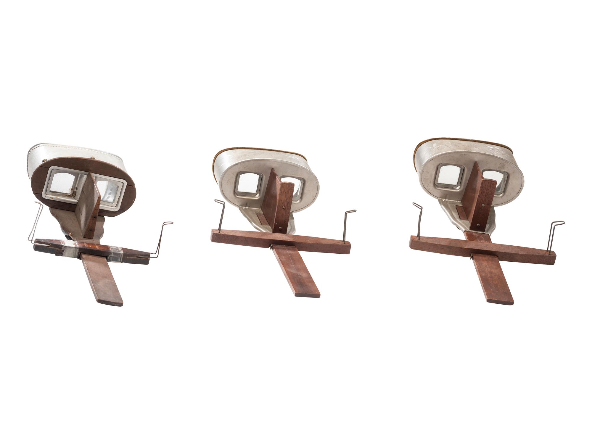 [EARLY PHOTOGRAPHY]. A large collection of approx. 400 stereoviews and 3 stereoviewers.