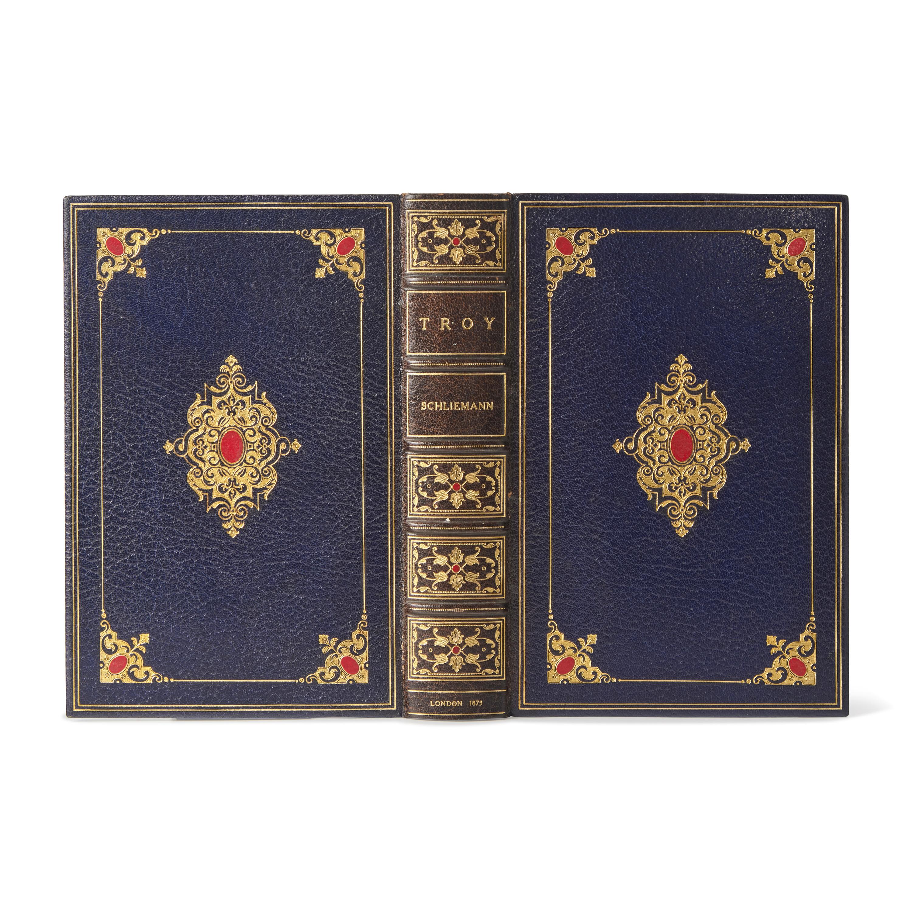 [Travel & Exploration]. Schliemann, Heinrich (1822-1890). A group of 5 first editions, comprising: