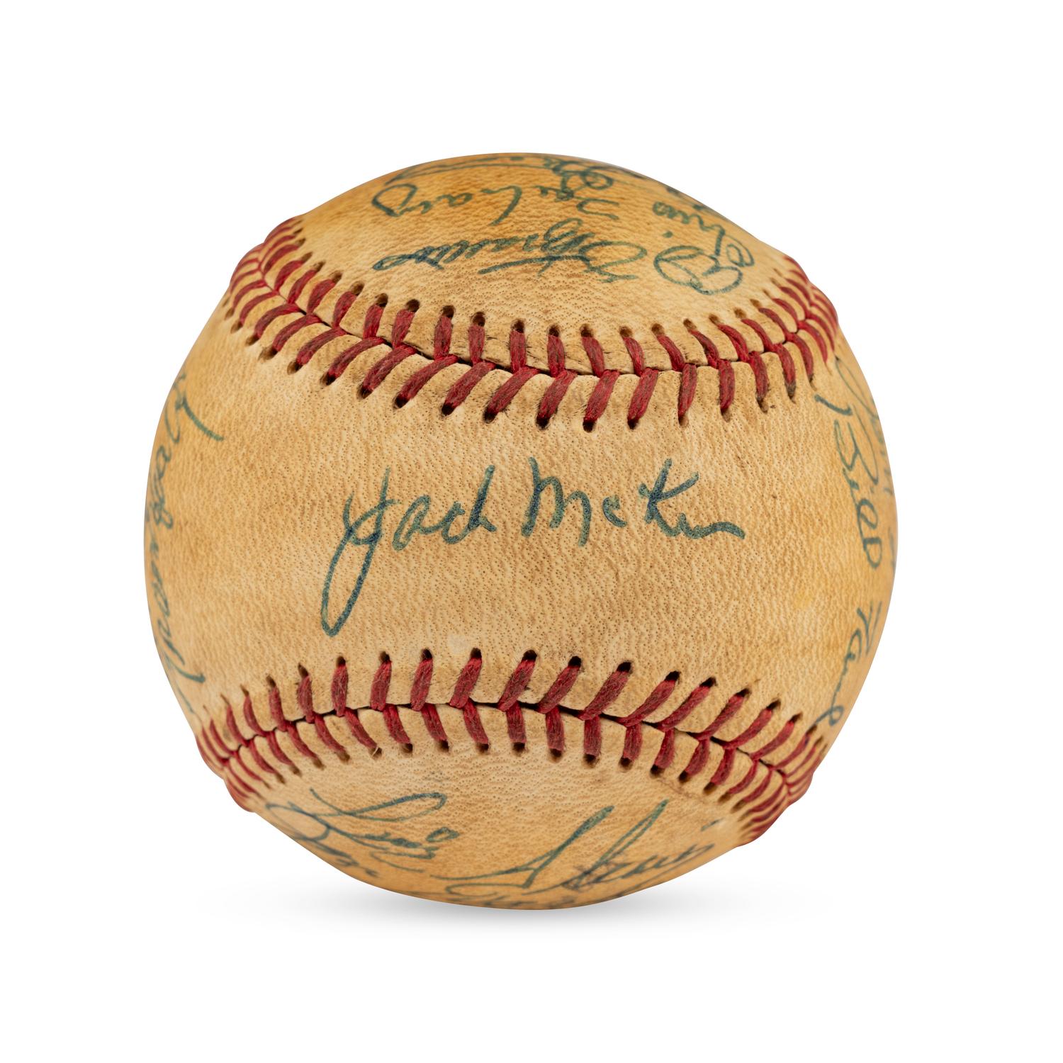 A 1960 Omaha Royals Team Signed Autograph Baseball