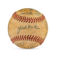 A 1960 Omaha Royals Team Signed Autograph Baseball
