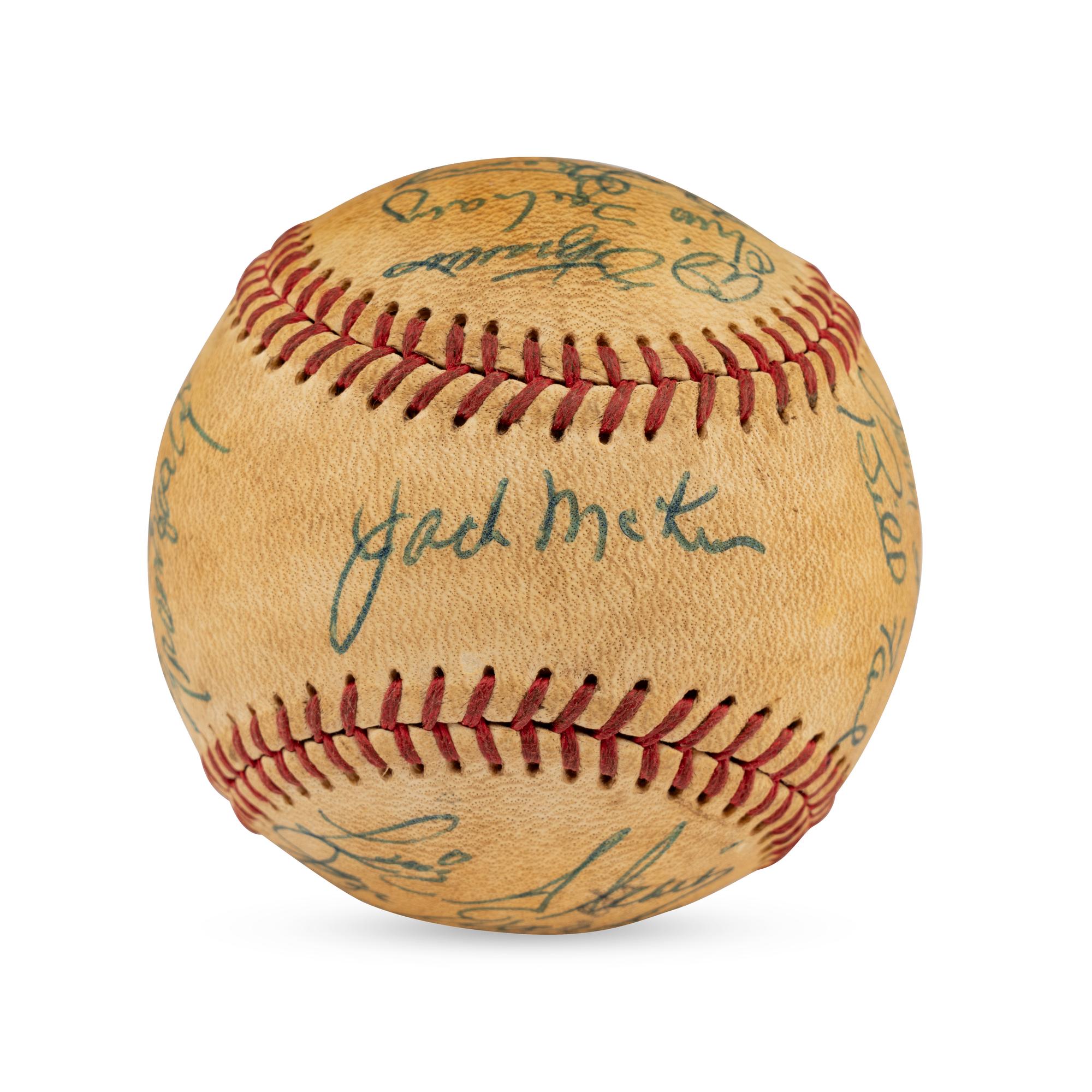A 1960 Omaha Royals Team Signed Autograph Baseball