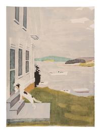 9 Plates from Ten Lithographs by Ten Artists Including works by Alex Katz, Jack Beal, Fairfield Porter, James Brooks, Red Grooms, Chaim Gross, Philip Guston, Richard Lindner, and Robert Andrew Park.