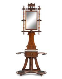 A Victorian Mahogany Hall Tree