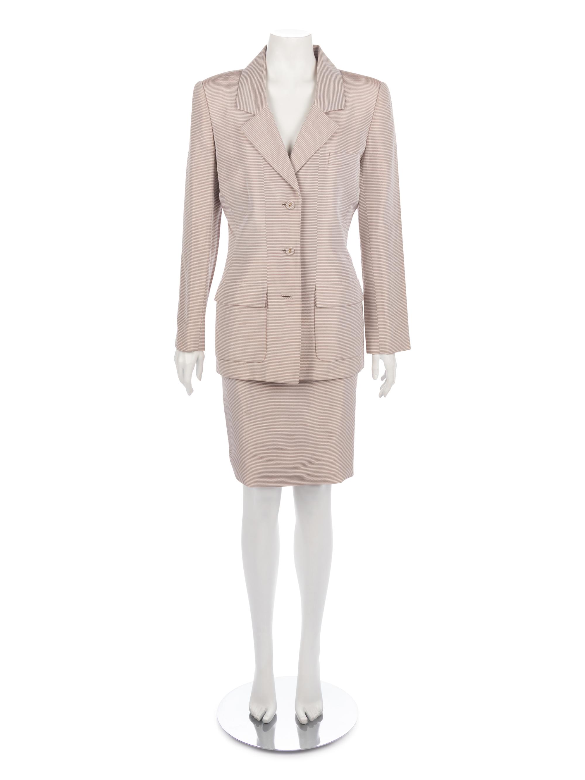 Six Designer Skirt Suits, 1990-2000s
