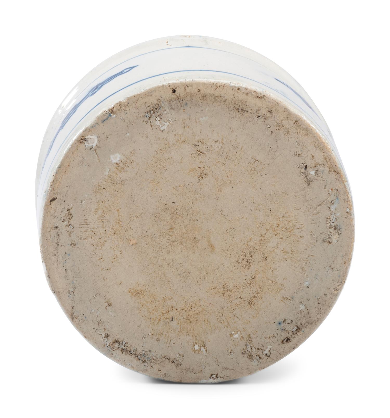 A Stoneware Butter Crock