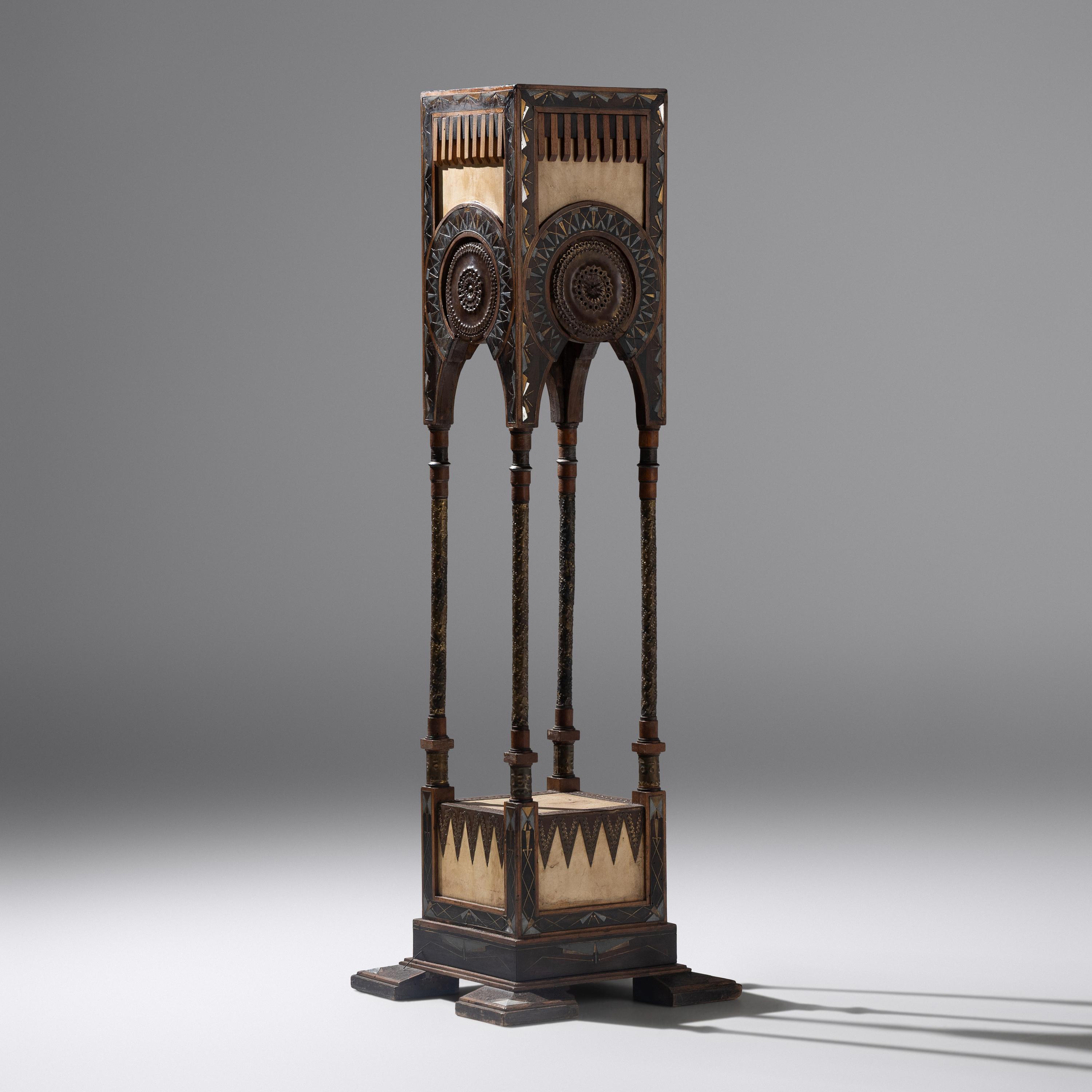 Carlo Bugatti (Italian/French, 1856–1940) — Plant Stand, c. 1905