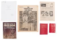 [CIVIL RIGHTS]. A group of imprints and pamphlets involving civil rights and discrimination, comprising: