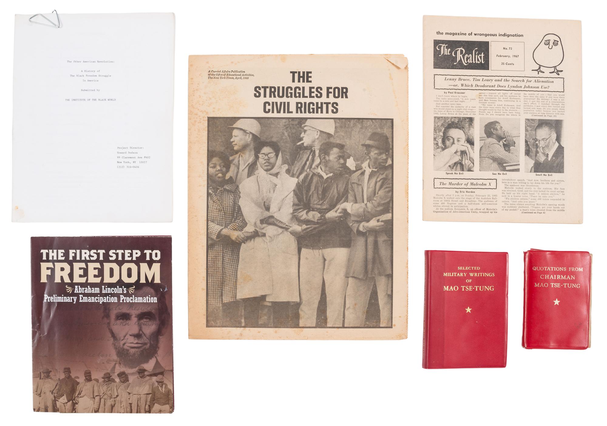 [CIVIL RIGHTS]. A group of imprints and pamphlets involving civil rights and discrimination, comprising: