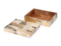 A Horn Veneered Cigar Humidor