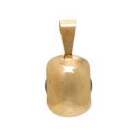 Cultured Pearl and Yellow Gold Pendant
