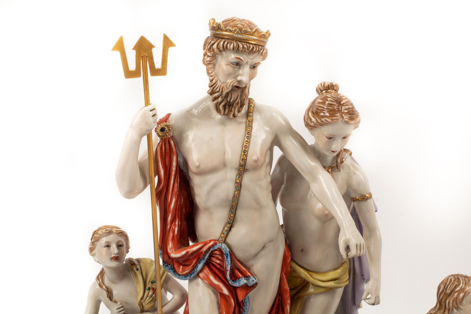 A German Porcelain Figural Group