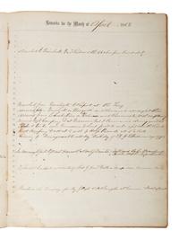 [CIVIL WAR]. Two report books identified to the Maryland 1st Potomac Home Brigade Regiment and 2nd Maryland Infantry.