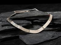 Sterling Silver and Channel Inlay Choker