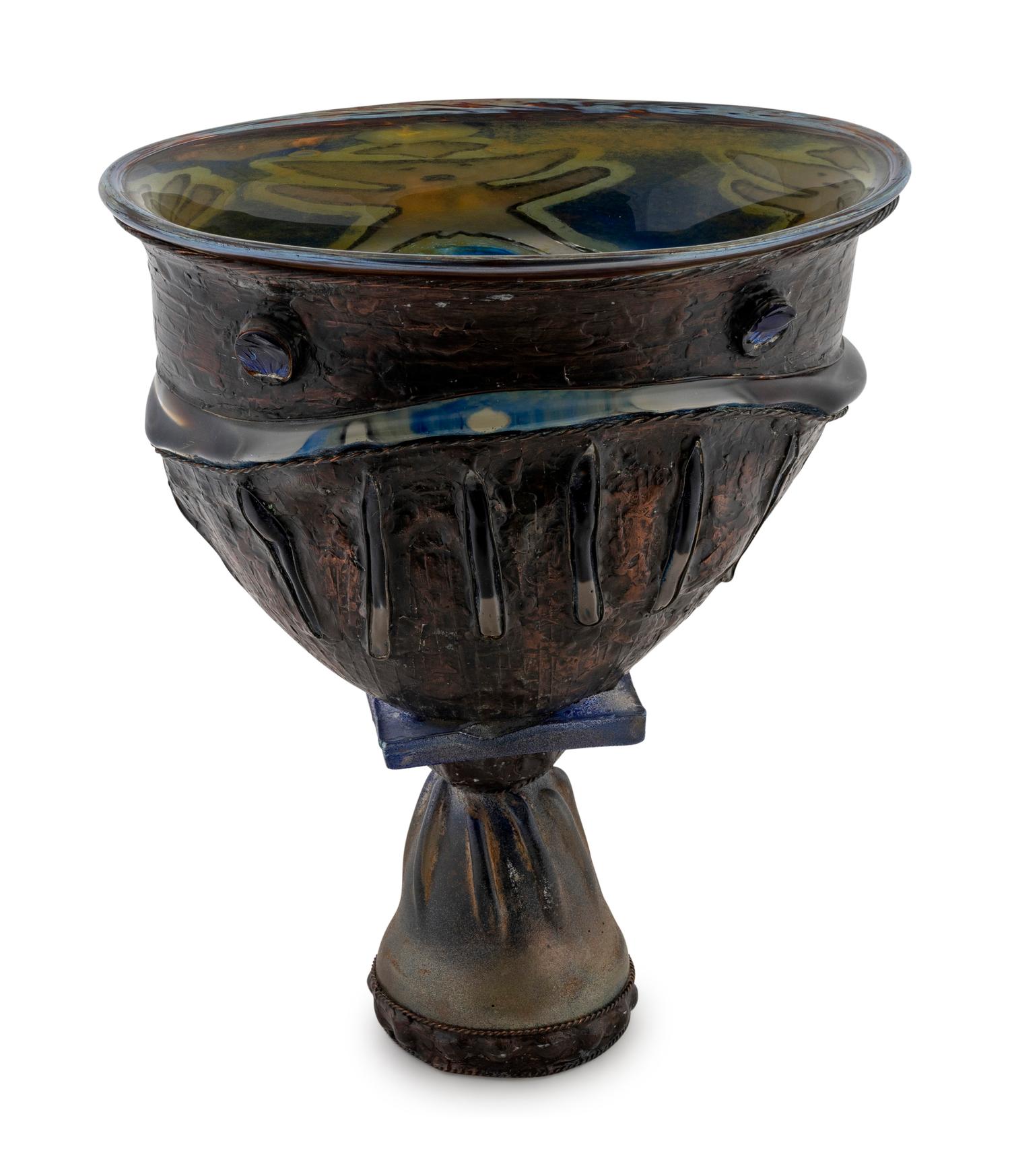 A Monumental Art Glass Vase — 20TH CENTURY