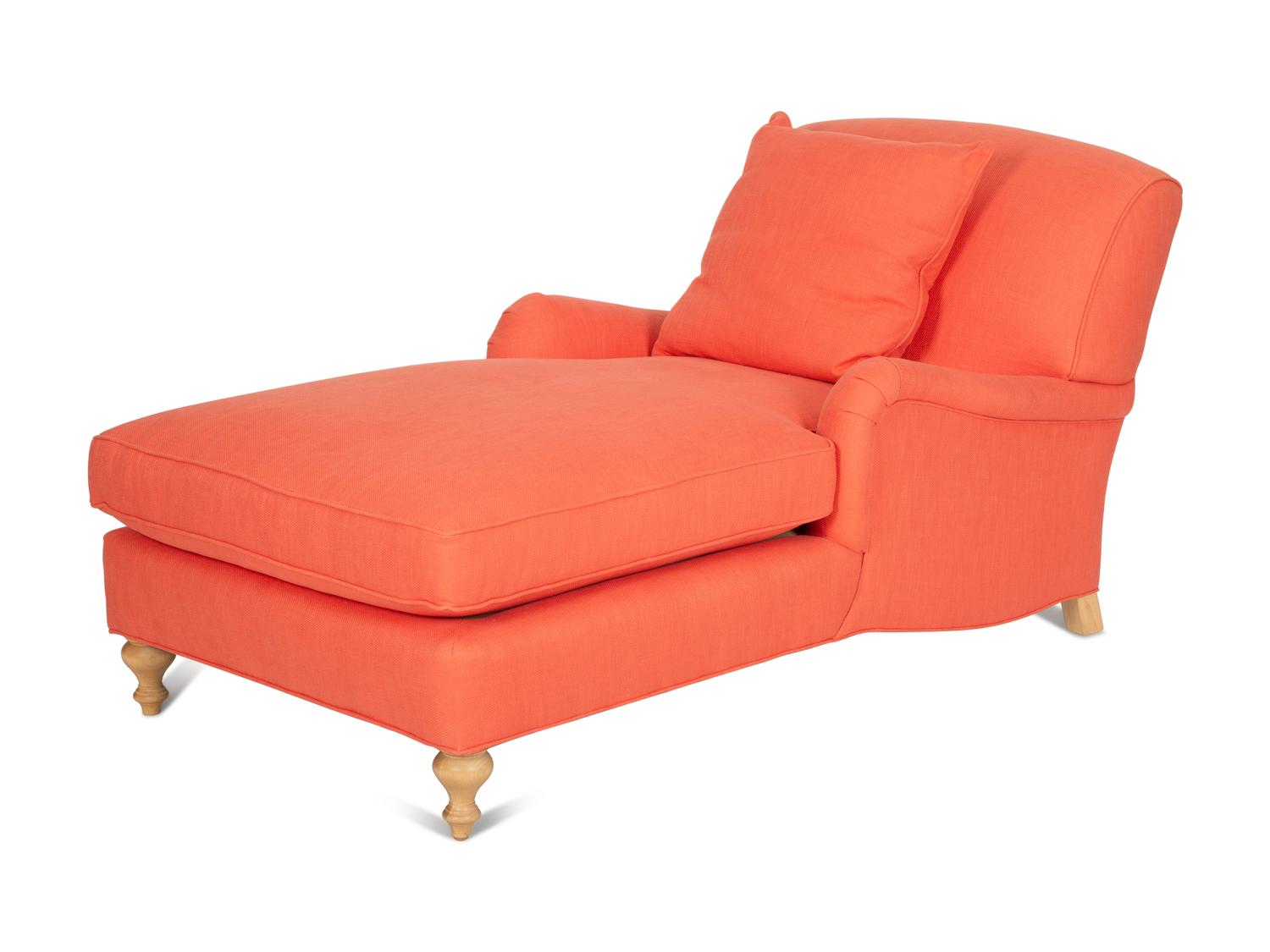 A "Bridgewater" Style Upholstered Chaise Longue