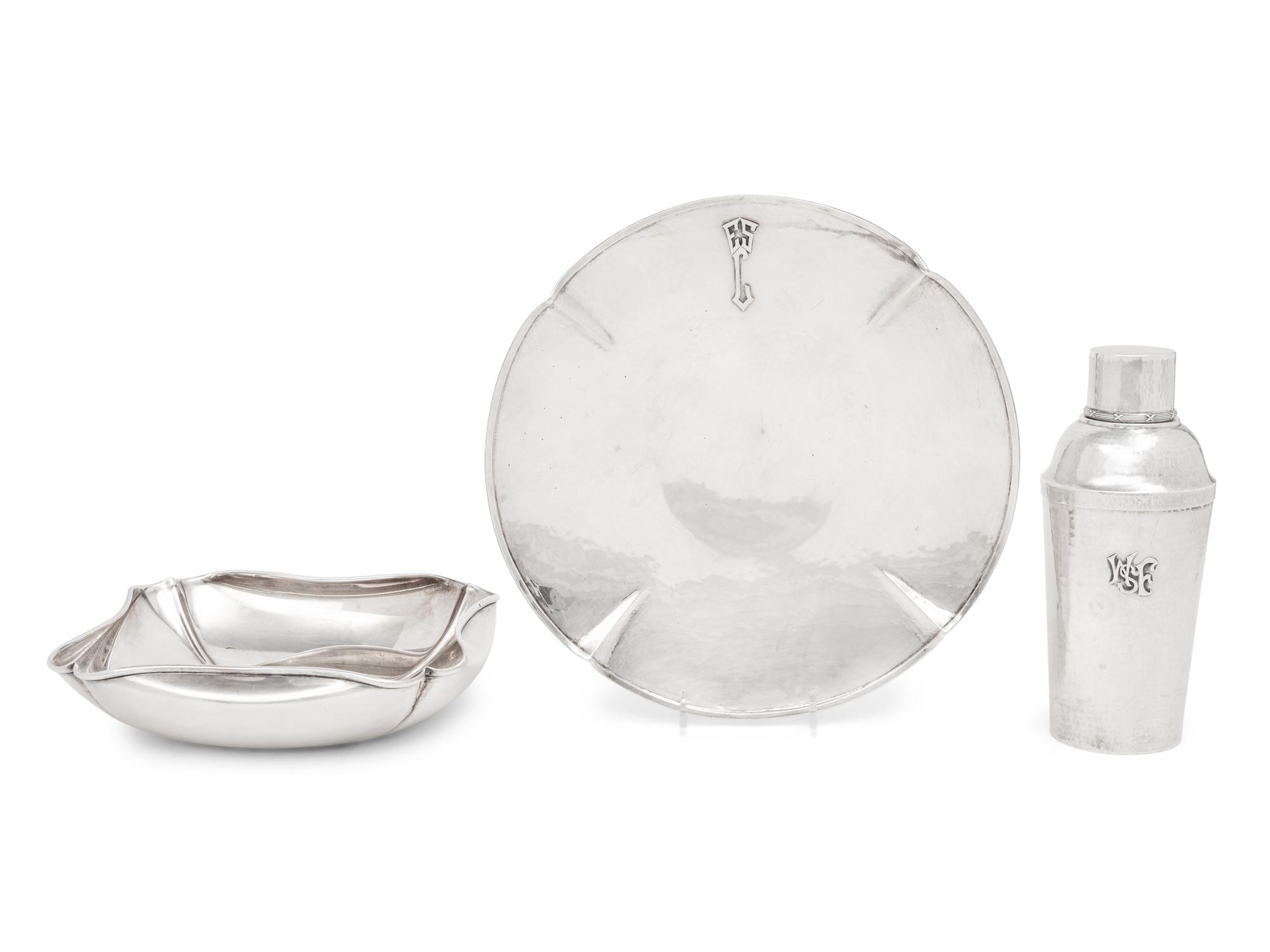 Three American Arts and Crafts Silver Articles