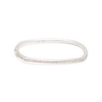 HONORA, WHITE GOLD AND DIAMOND BANGLE BRACELET