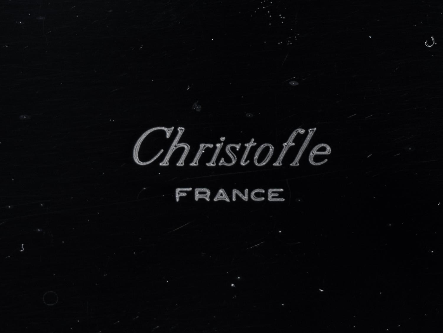 A Christofle Perles Silver-Plate Flatware Service