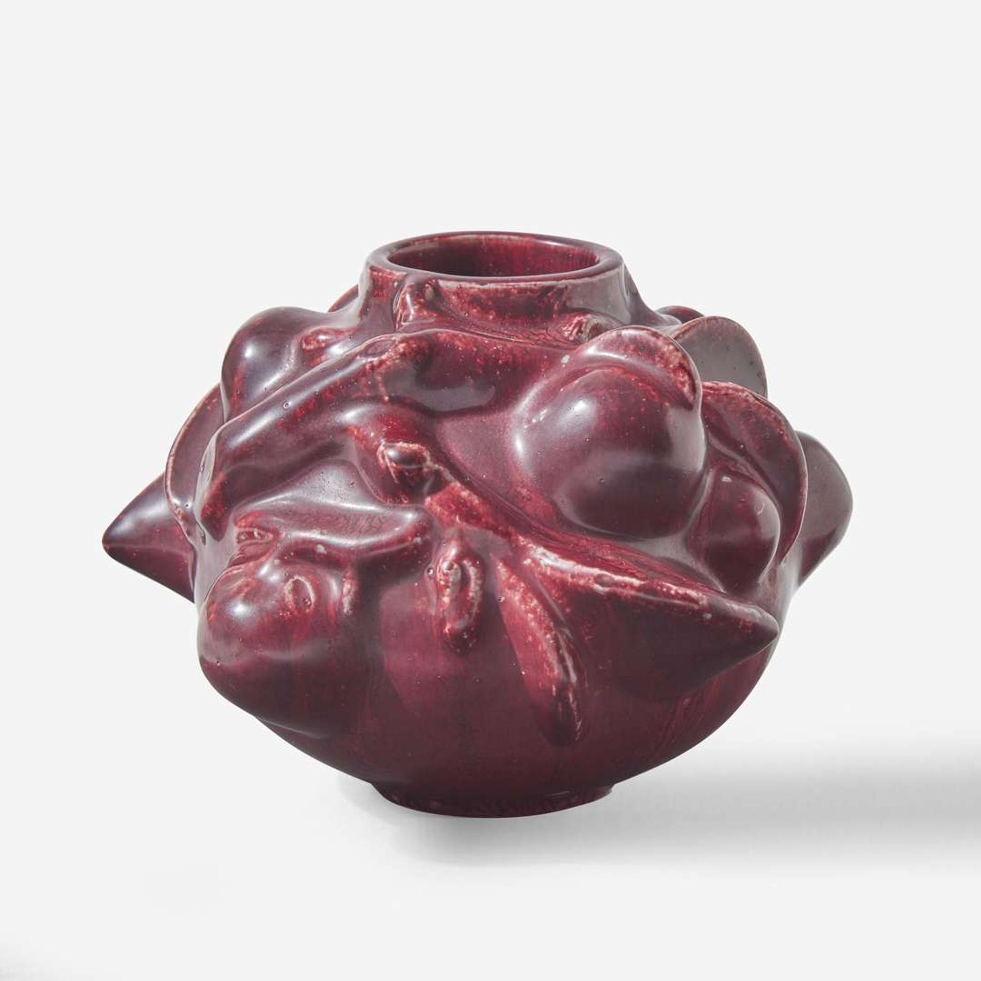 Axel Salto (Danish, 1889-1961) Budding Fruits Vase, Royal Copenhagen, Denmark, c. 1950