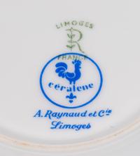 A Set of Fourteen Raynaud-Limoges Porcelain Teacups and Saucers