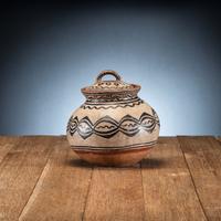 Tesuque Lidded Pottery Jar