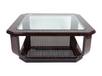 A French Art Deco Style Macassar Two-Tier Coffee Table — 20TH CENTURY