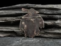 Silver and Mosaic Inlay Thunderbird Pin/Brooch