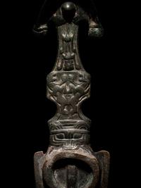 A Luristan Bronze Dagger with an Elaborate Hilt
