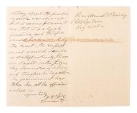 [CIVIL WAR - NAVY] -- WELLES, Gideon (1802-1878). Group of 3 letters signed by Welles, comprising: