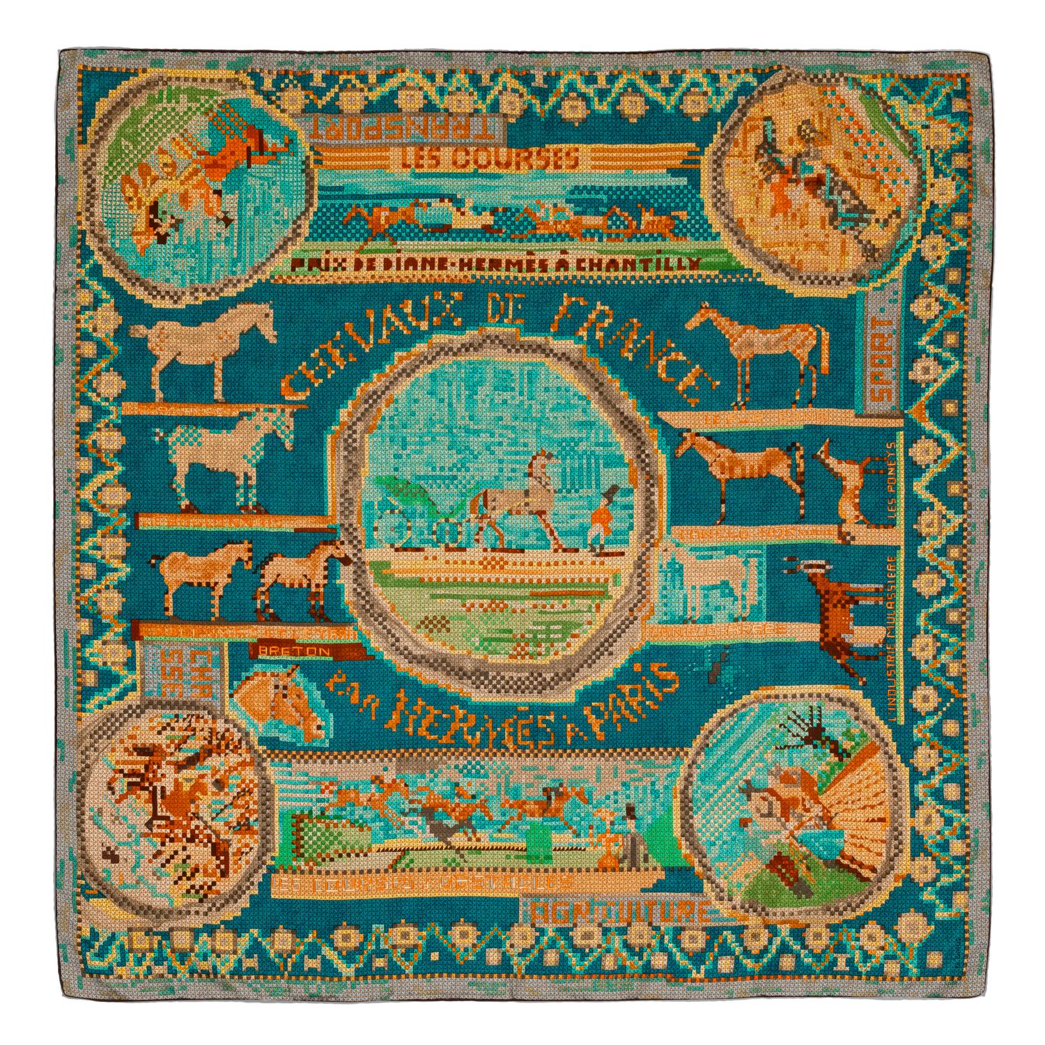 Hermès 90cm Silk Scarf