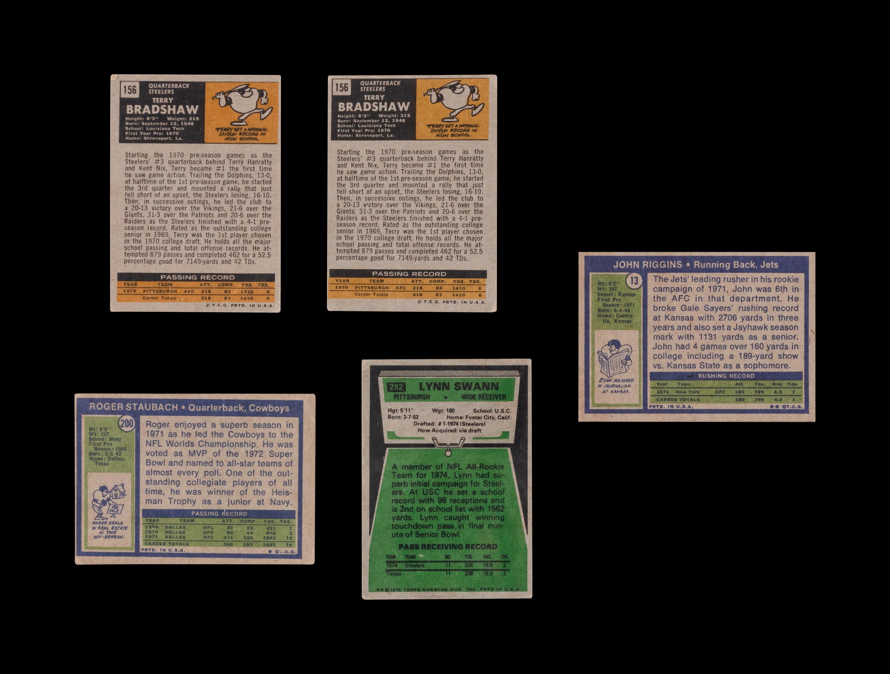 A Collection of Hall of Fame Football Rookie Cards (18)