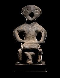 A Vinca Terracotta Figure of a Woman