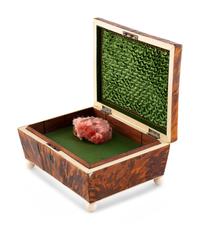 A Regency Tortoise Shell Jewelry Box